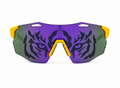 PURPLE & YELLOW Tiger Eye Sunglasses