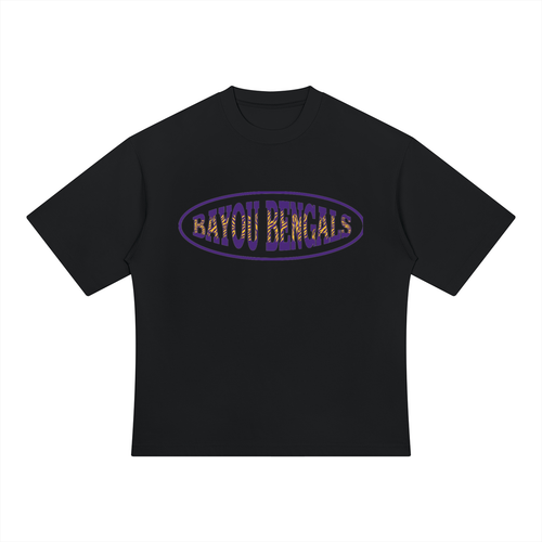 Bayou Bengals Oval Logo Oversized T-Shirt