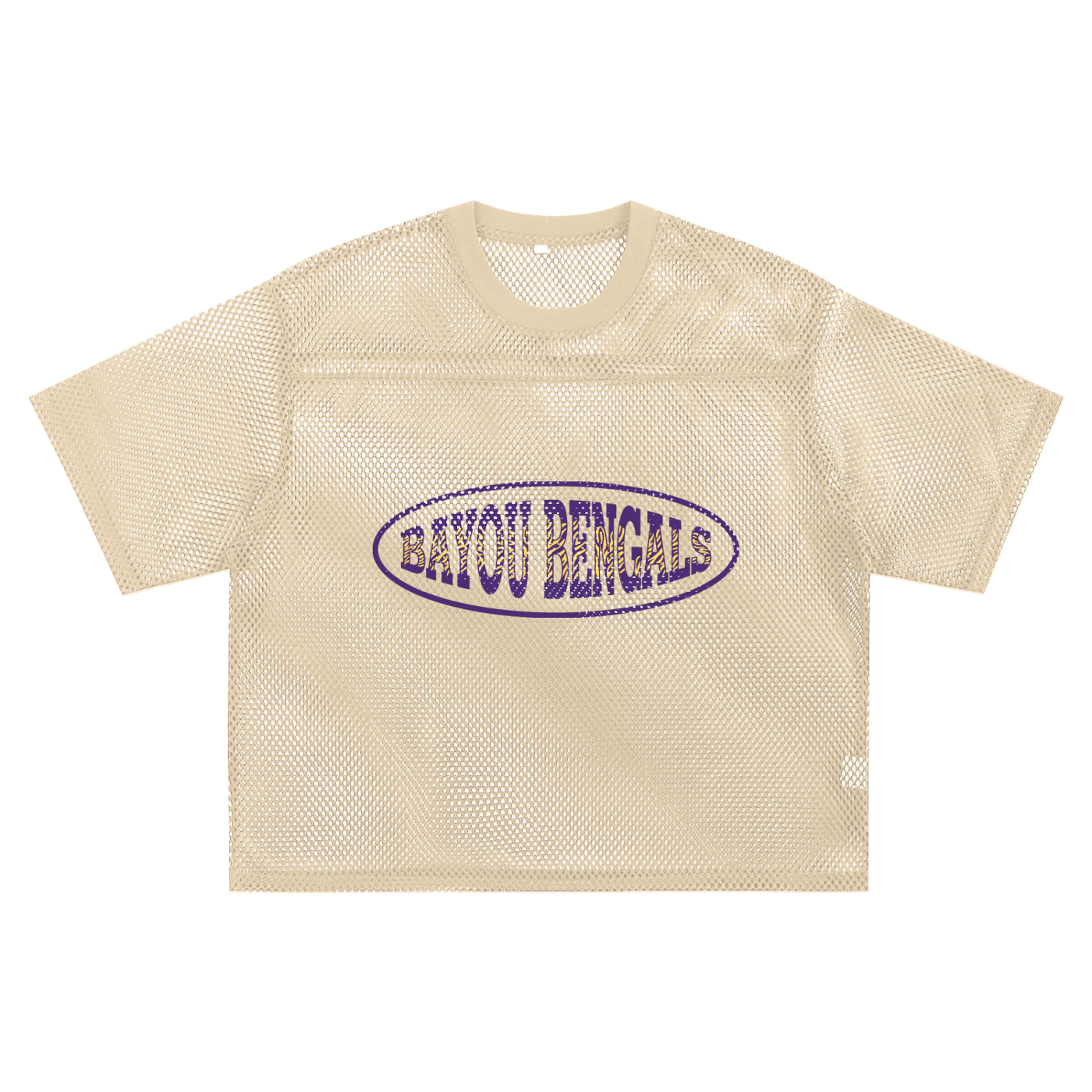 See-through Boxy Net T-Shirt