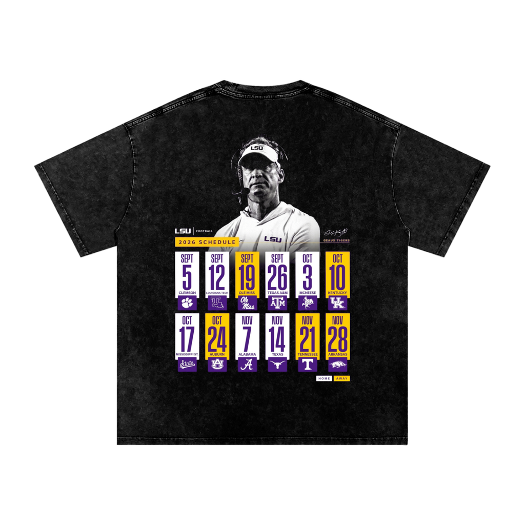 SEC Villain Vintage Graphic Tee | Oversized Purple & Gold Streetwear