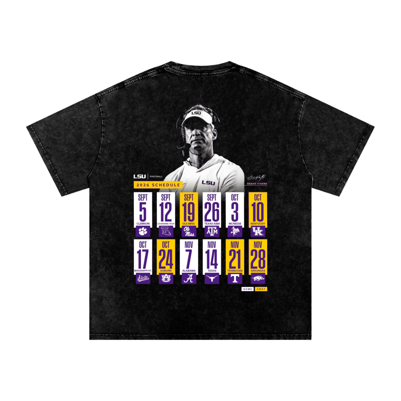 SEC Villain Vintage Graphic Tee | Oversized Purple & Gold Streetwear