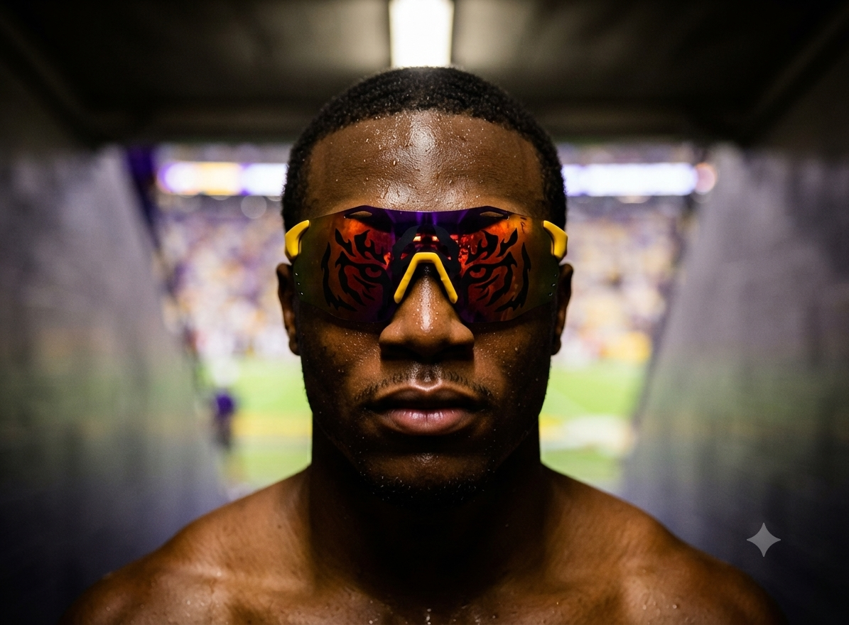PURPLE & YELLOW Tiger Eye Sunglasses
