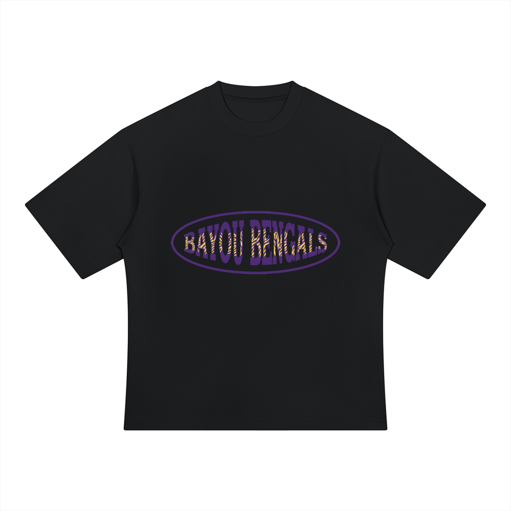 Bayou Bengals Oval Logo Oversized T-Shirt