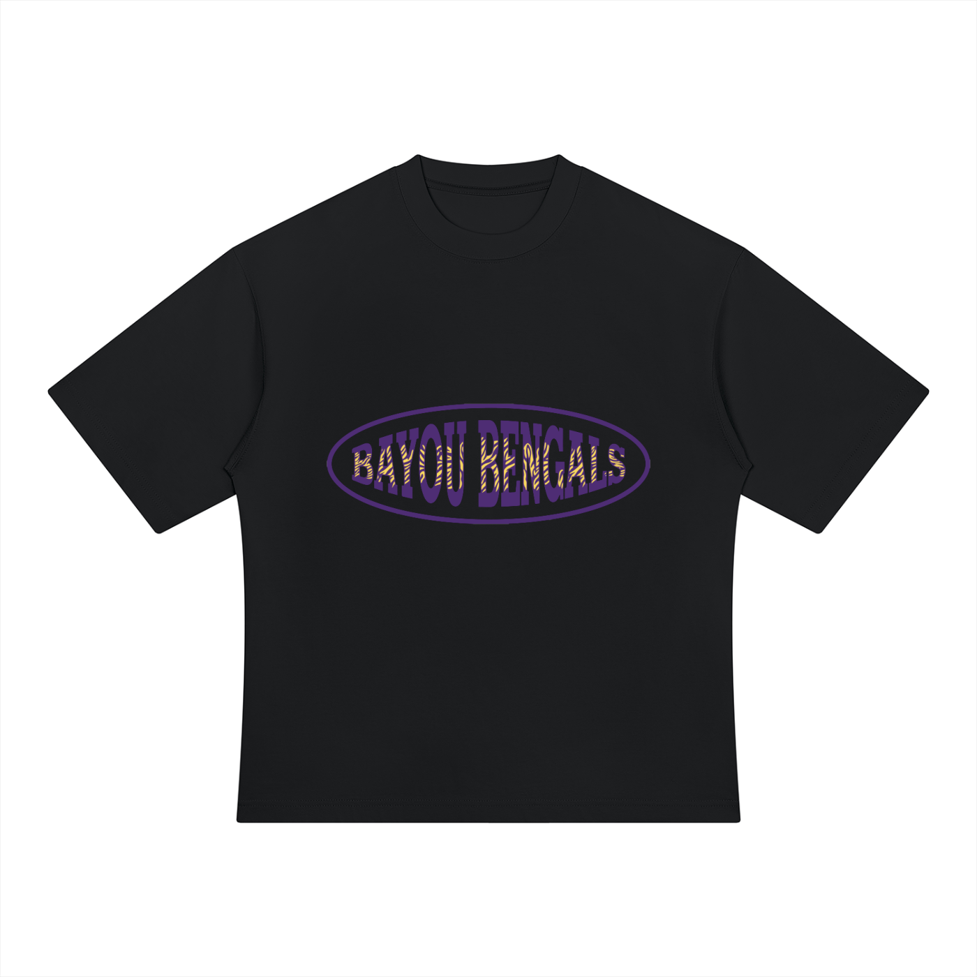 Bayou Bengals Oval Logo Oversized T-Shirt